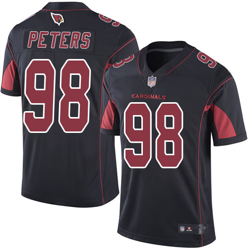 Arizona Cardinals Limited Black Men Corey Peters Jersey NFL Football 98 Rush Vapor Untouchable